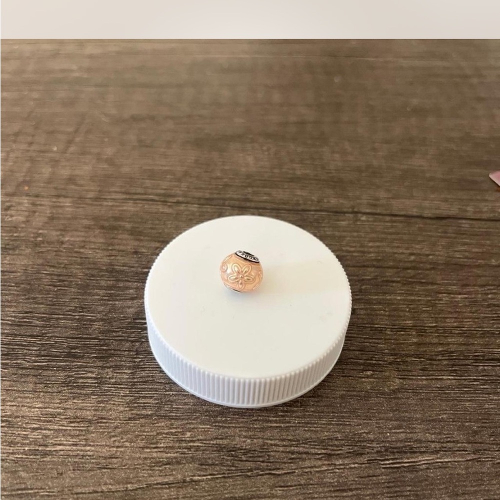 Elegant Gold-Tone Pandora Charm
